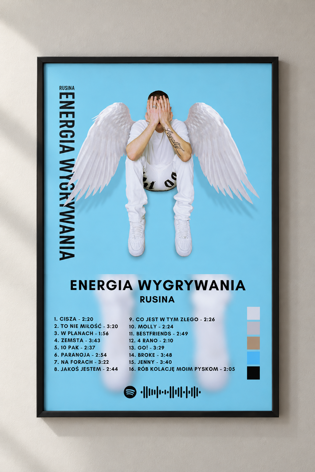 Plakat Energia Wygrywania - rusina