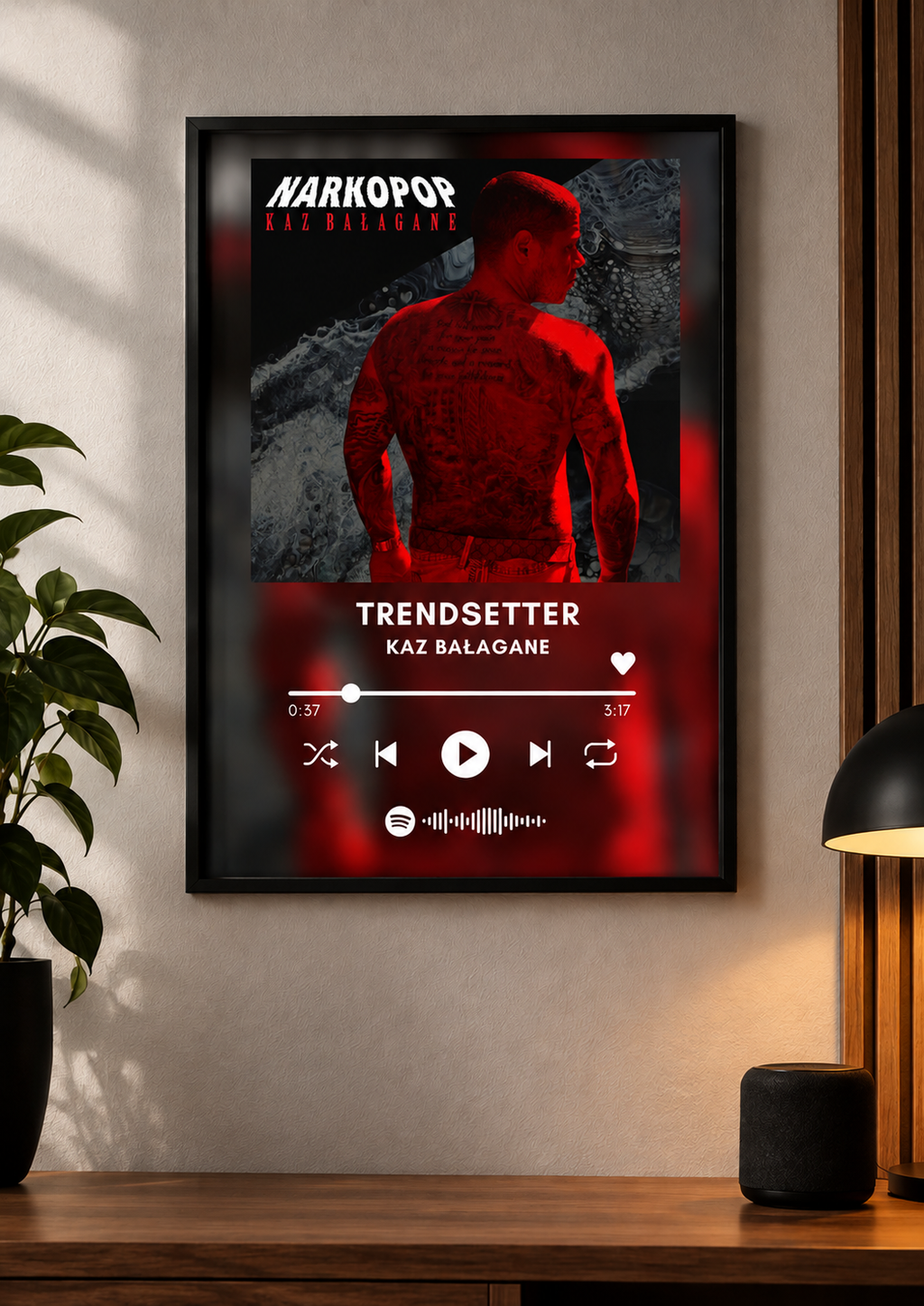 Plakat Trendsetter – Kaz Bałagane - Piosenka