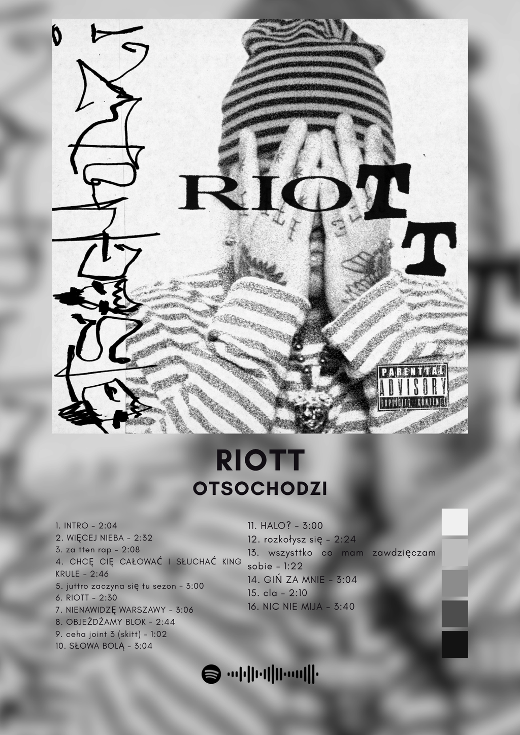 Plakat RIOTT - Otsochodzi